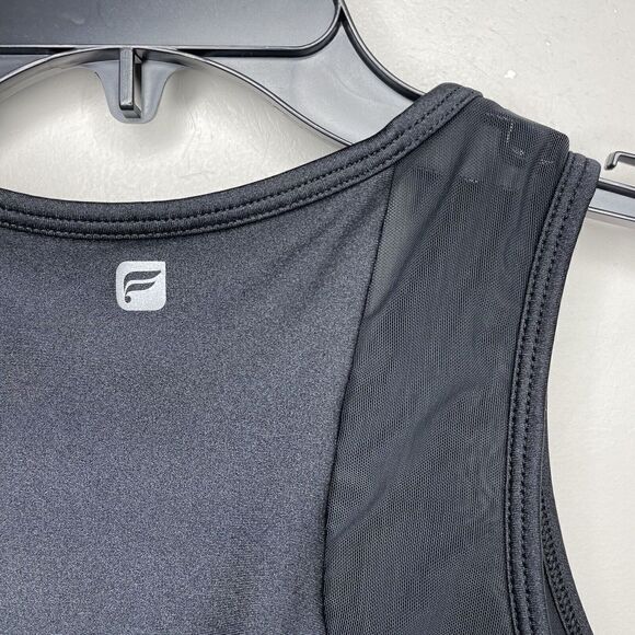FABLETICS Bra Womens XS Solid Black Mesh-Panel Sports Wide-Strap - Picture 6 of 6